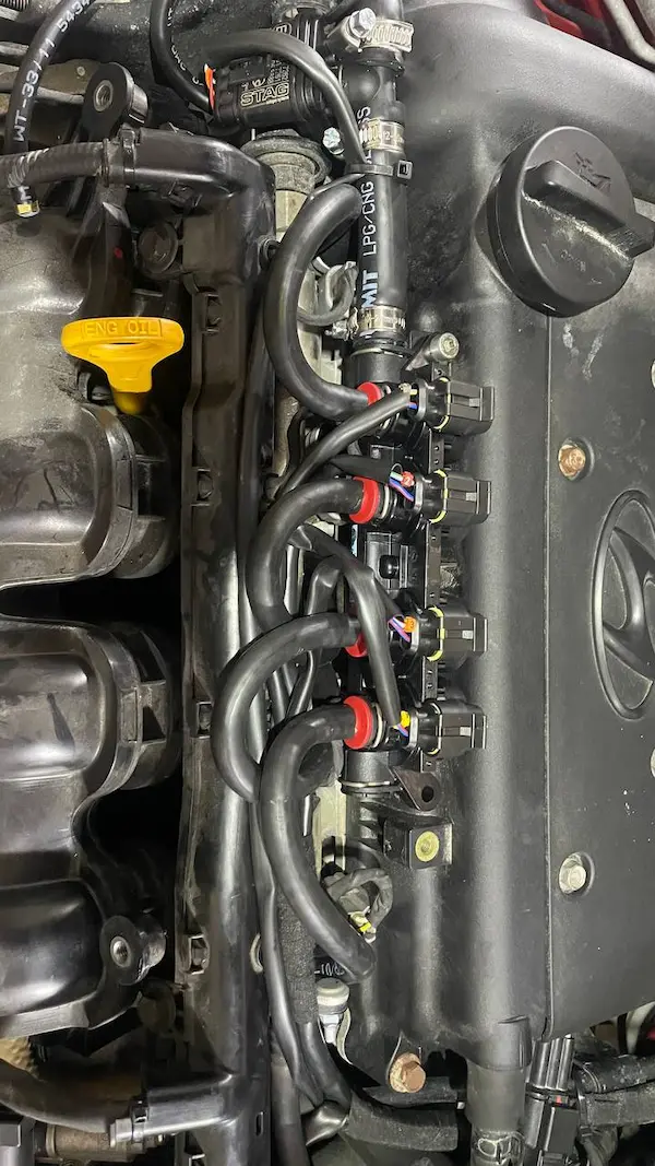 Форсунки AEB ГБО на Hyundai i30 СТО АВТО ГАЗ ЗП